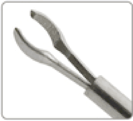 Image: The Storz Ophthalmic peeling forceps (photo Bausch + Lomb Storz Ophthalmic).